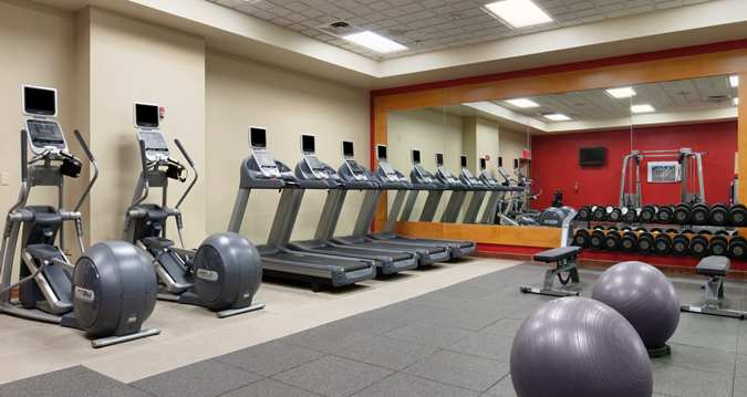 The Hilton Scranton features Precor® Fitness Equipment
